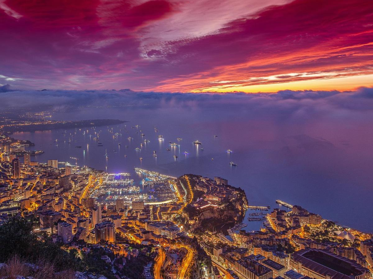 דירות בוסוליי Monaco View, Pool, Garage, 100 M2 Terrace מראה חיצוני תמונה